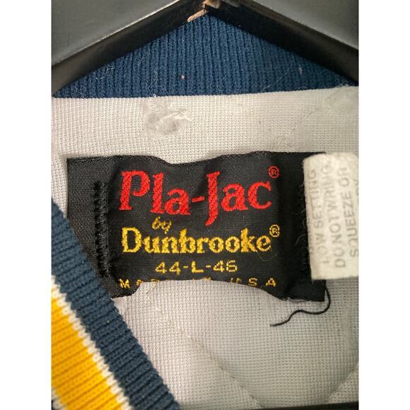 Men's Vintage Bomber Jacket Size 44 Navy Casual Fall‎ Dunbrooke - Picture 4 of 13